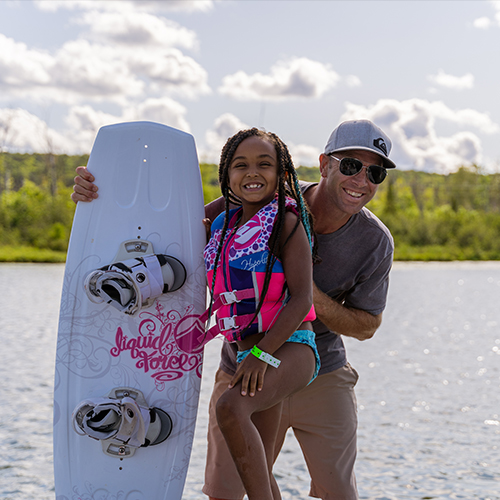 Take on five days of safe, super fun wakeboard instruction - and the chance to share laughter and fun with like-minded friends. 